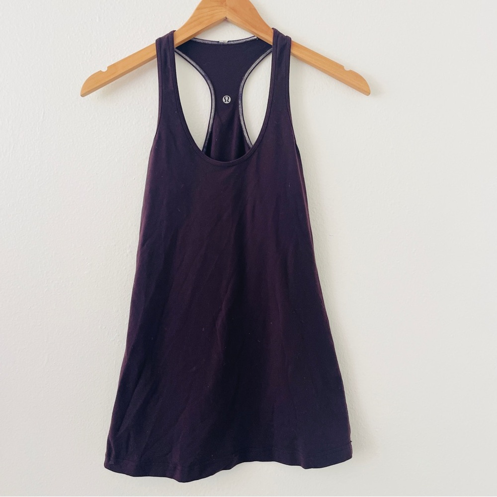 Lululemon Cool Racerback - Black Cherry
